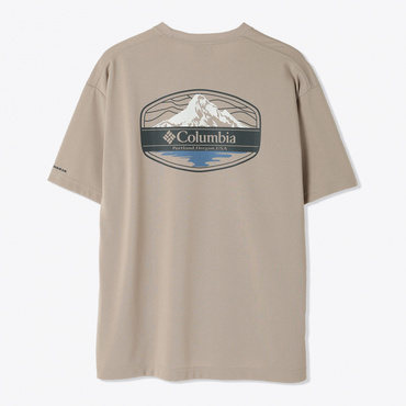 Columbia/ サンライズストレイトオムニフリーズゼログラフィックショートスリーブTシャツ /コ サンライズストレイトオムニフリーズゼログラフィックショート