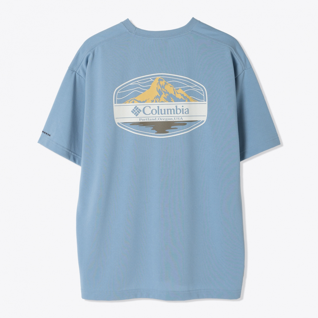 サンライズストレイトオムニフリーズゼログラフィックショートスリーブTシャツ