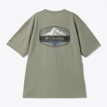 サンライズストレイトオムニフリーズゼログラフィックショートスリーブTシャツ