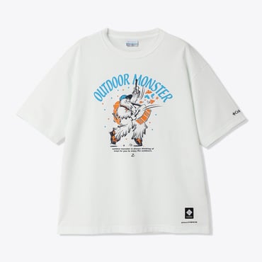 リトルベアロックグラフィックショートスリーブTシャツ