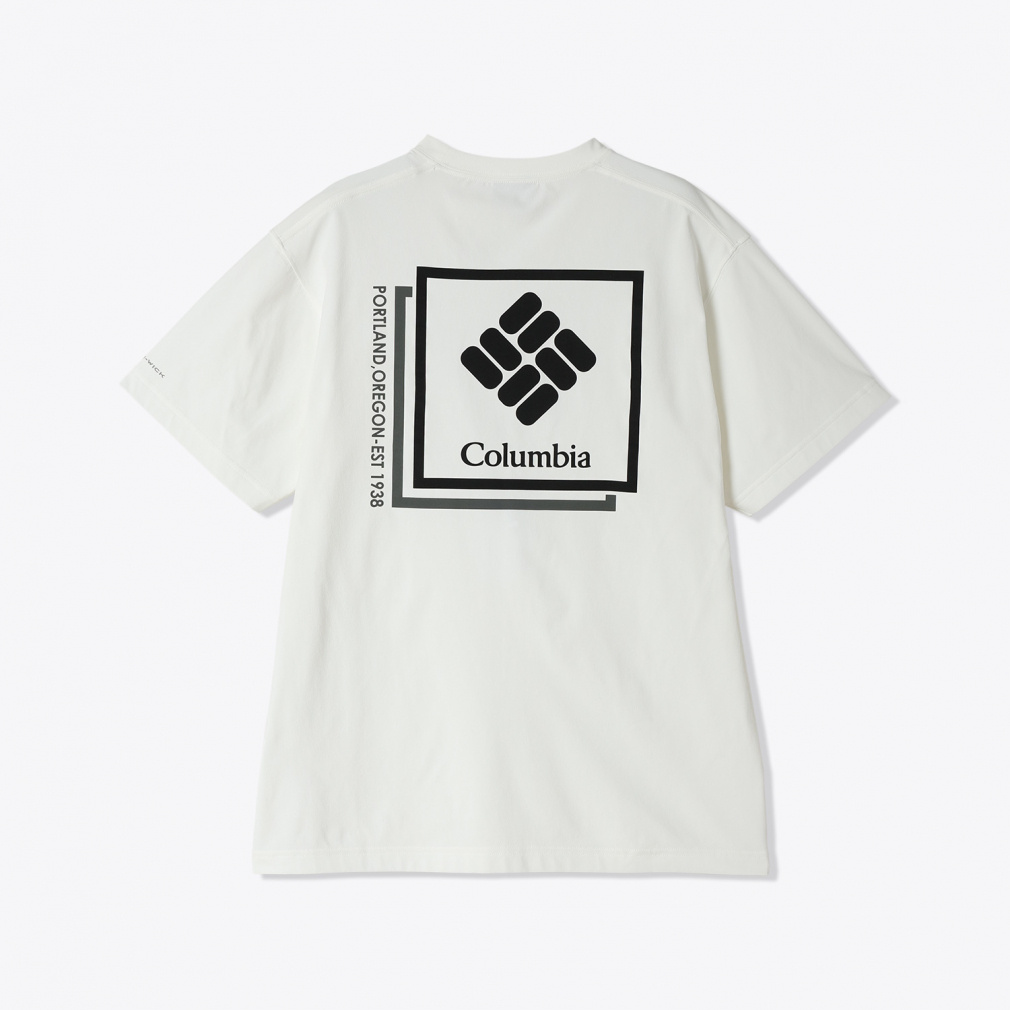 ライトキャニオングラフィックショートスリーブTシャツ(ホワイト-S)