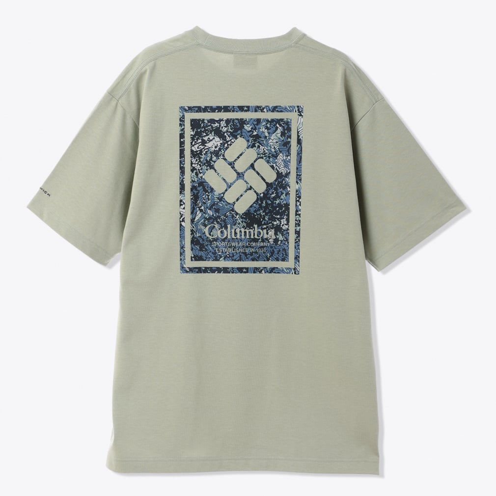 ヤハラフォレストグラフィックショートスリーブTシャツ(セピア-S)