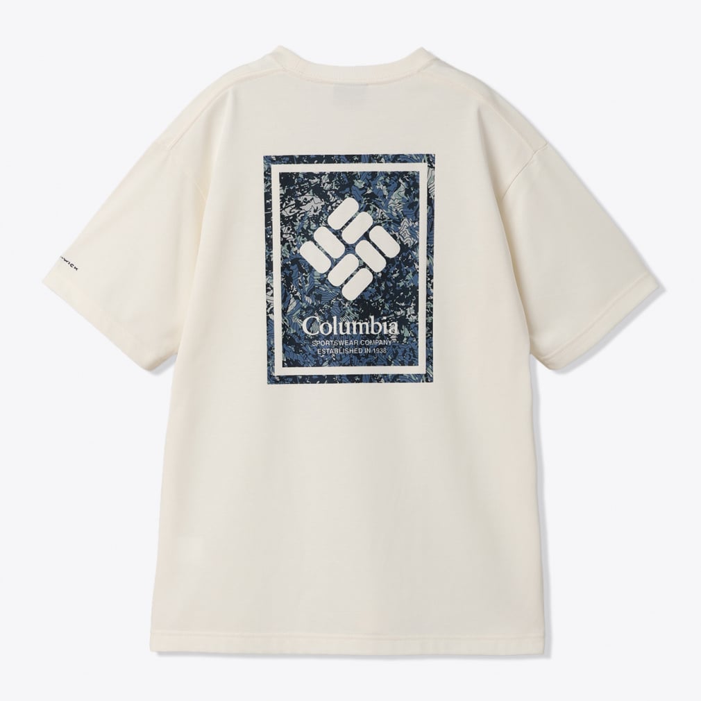 ヤハラフォレストグラフィックショートスリーブTシャツ(アイボリー-S)