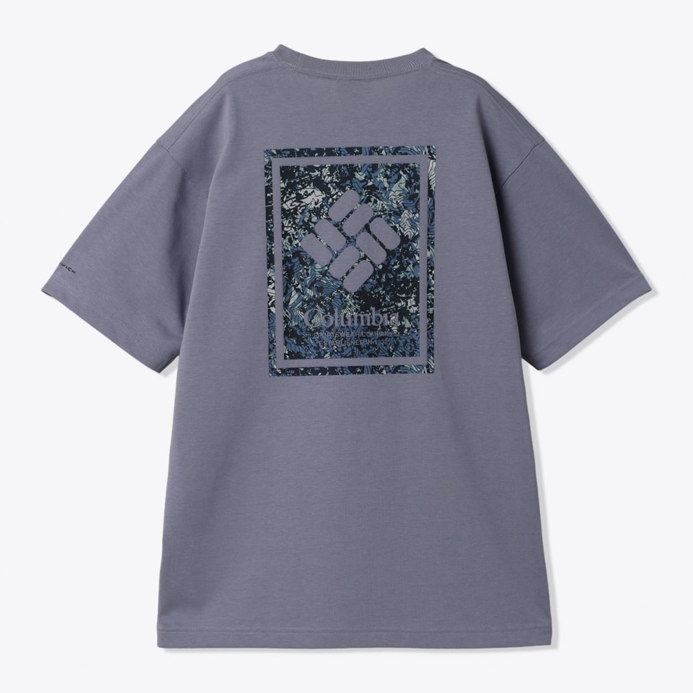 ヤハラフォレストグラフィックショートスリーブTシャツ(ミデアムグレー-S)