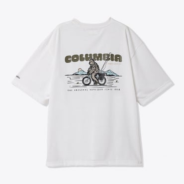 シダートレイルバックグラフィックTシャツ