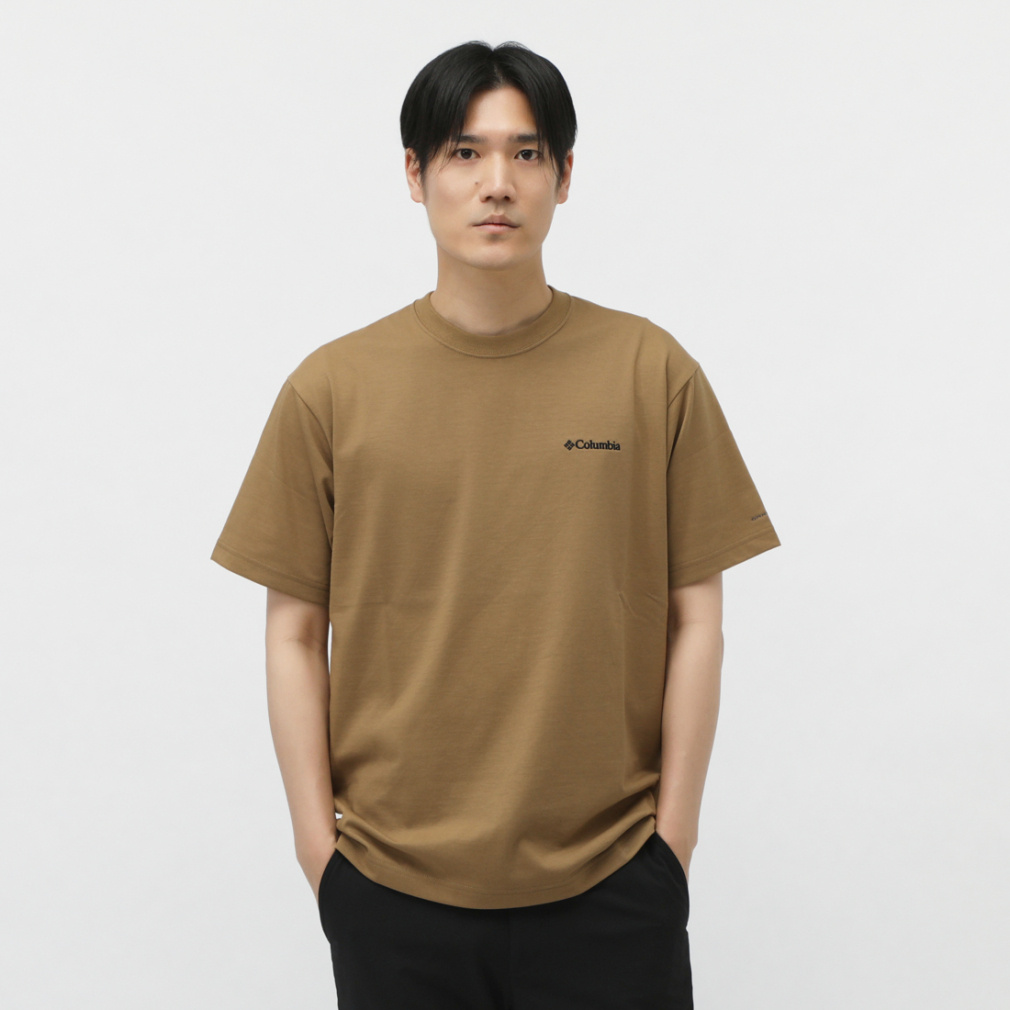 ALABAMA Tシャツショートスリーブ ラインパッチロゴ ショートスリーブTシャツ | アパレル