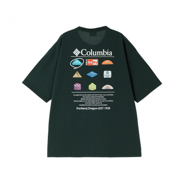 スタックブルックグラフィックショートスリーブTシャツ