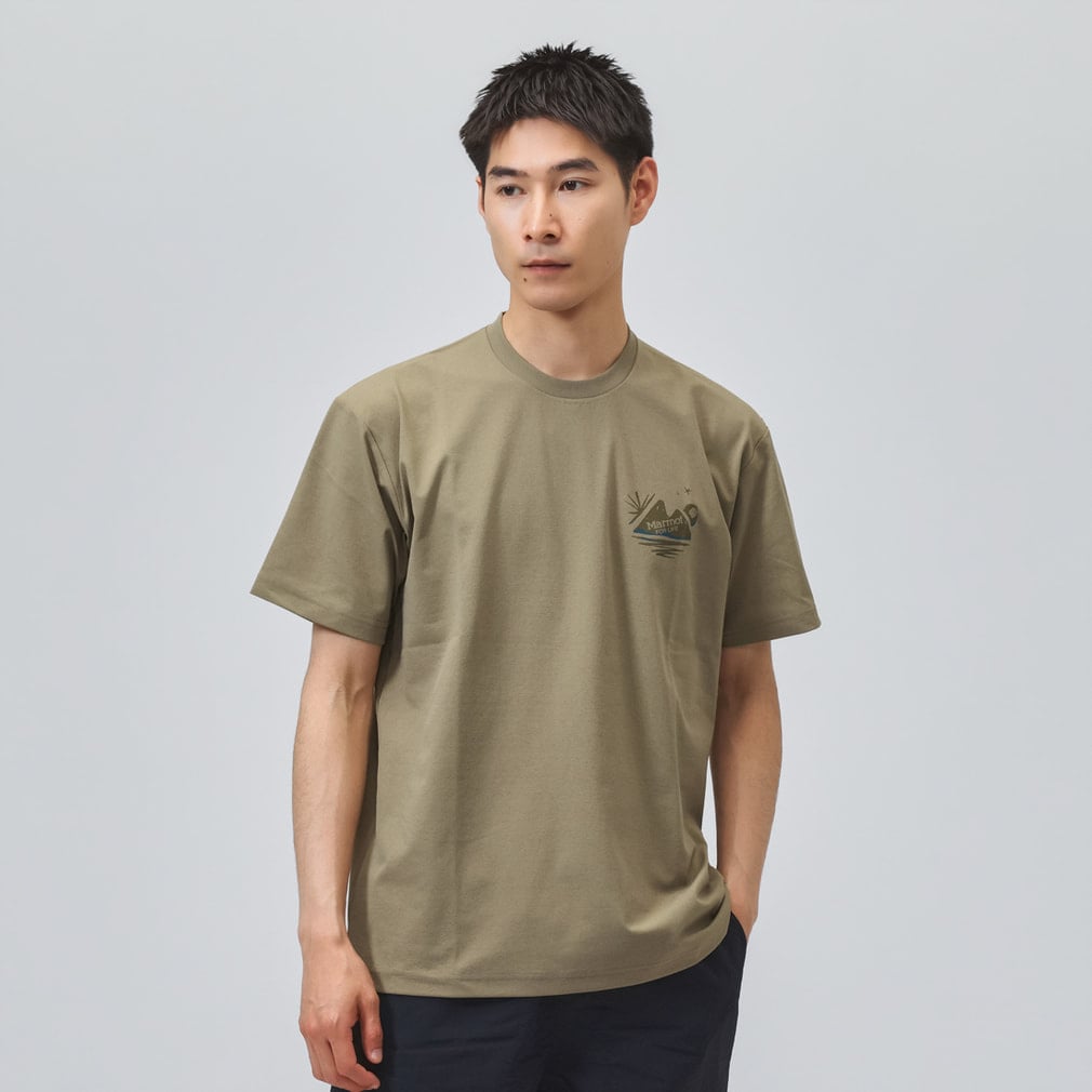 マーモット メンズ トレッキング 半袖Tシャツ Calm T-Shirts