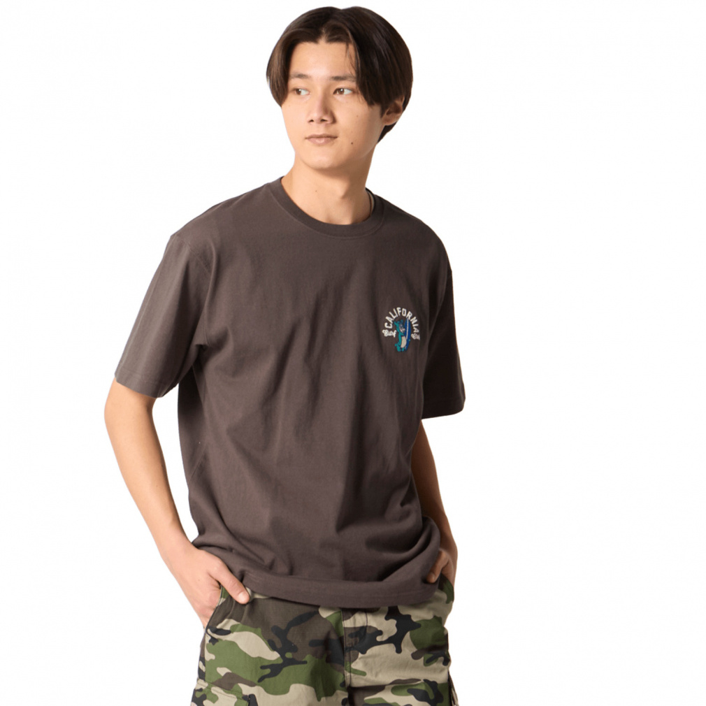 半袖Tシャツ(チャコールグレー-M)