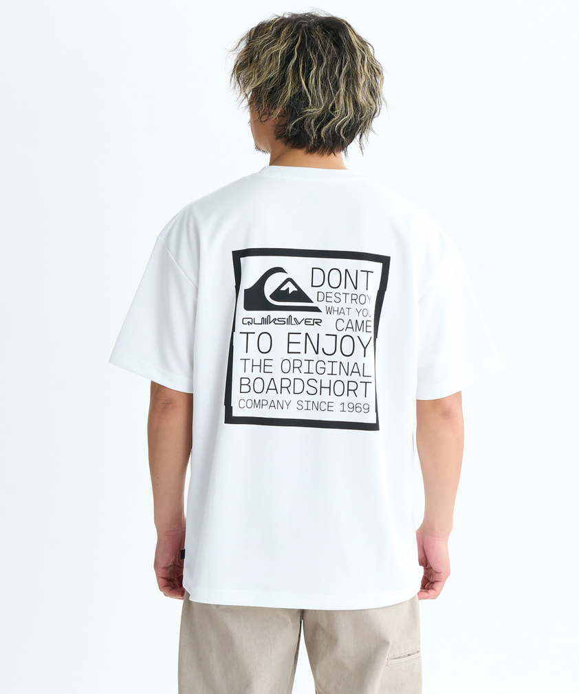 クイックシルバー メンズ サーフ 半袖Tシャツ DISTORTED BOX ST