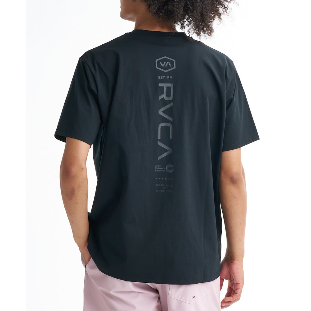 RVCA STRAIGHT WAY(ブラック×ブラック-S)