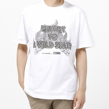 GRIP SWANY x and wander printed T