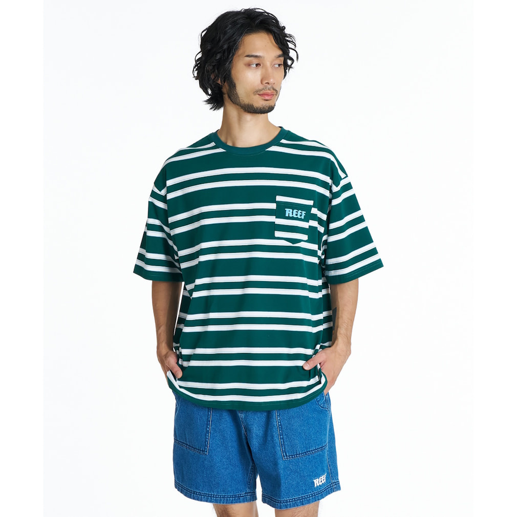 BOARDER POCKET T(サックスブルー-M)