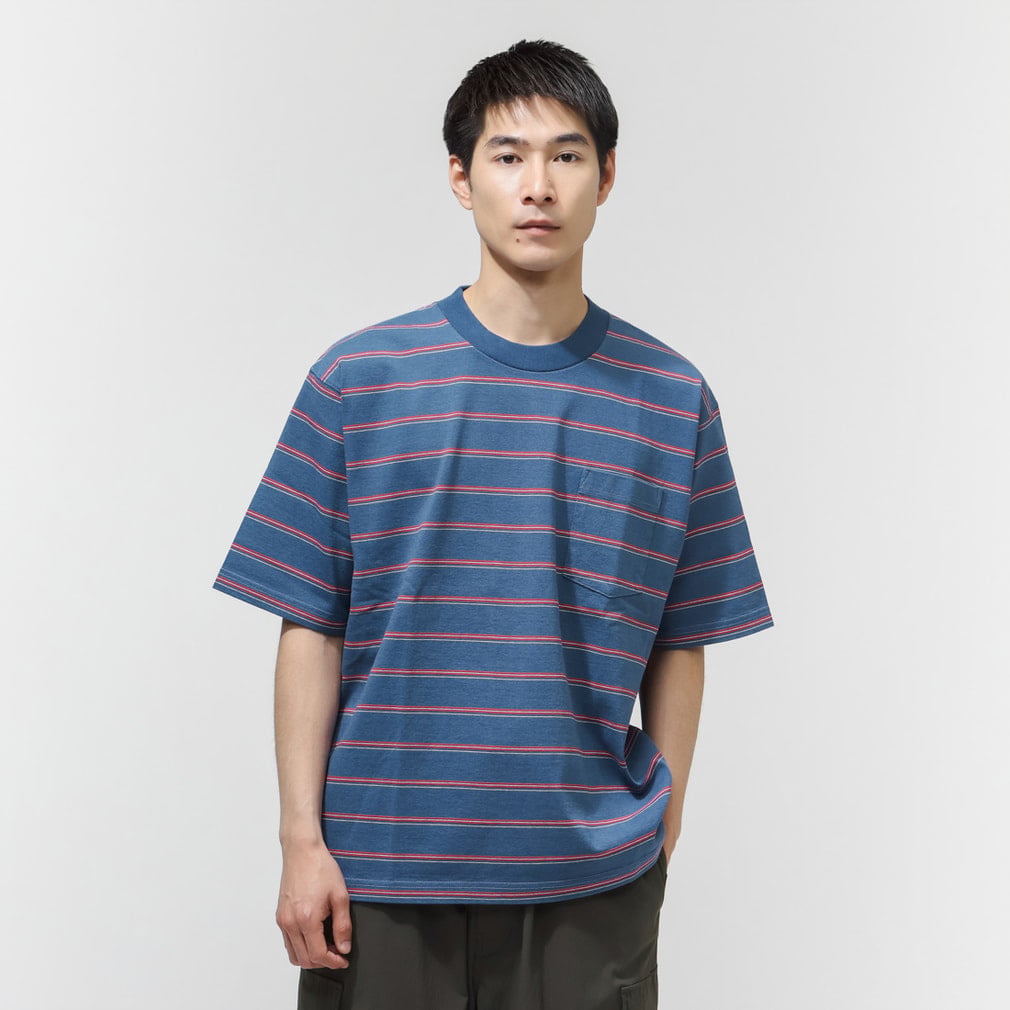 �G���G���r�[�� �����Y �A�E�g�h�A�J�W���A�� �����s�V���c Union Short-Sleeve Striped Tee 6275-4036 L.L.Bean
