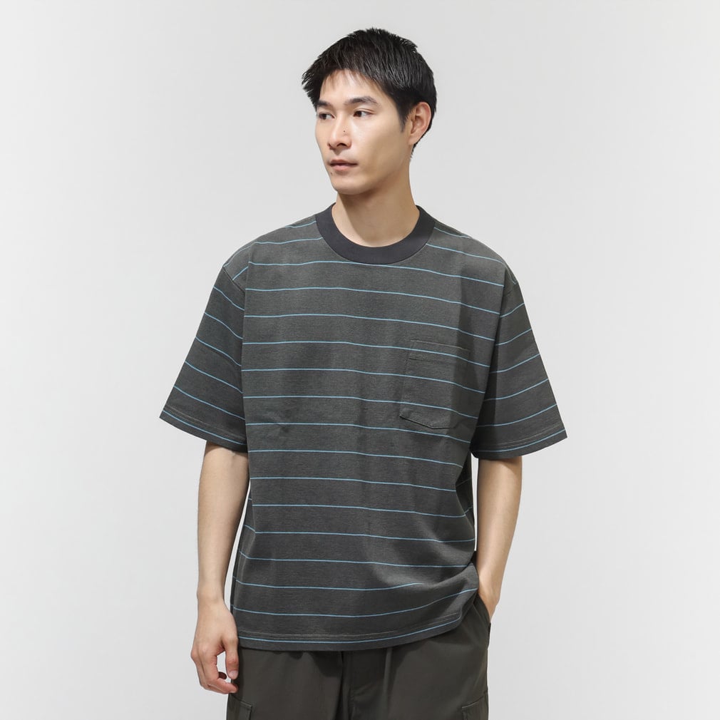 �G���G���r�[�� �����Y �A�E�g�h�A�J�W���A�� �����s�V���c Union Short-Sleeve Striped Tee 6275-4036 L.L.Bean