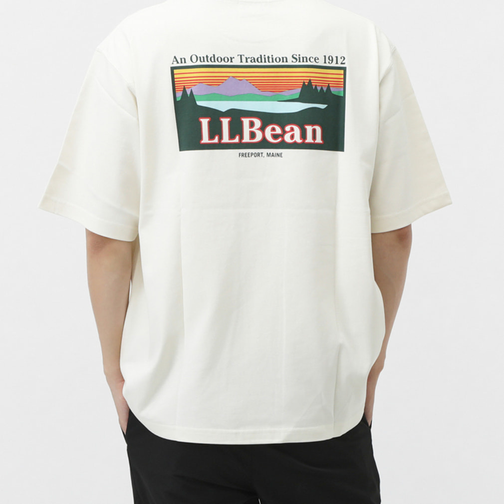 エルエルビーン メンズ アウトドア 半袖Tシャツ Bean's Back Katahdin