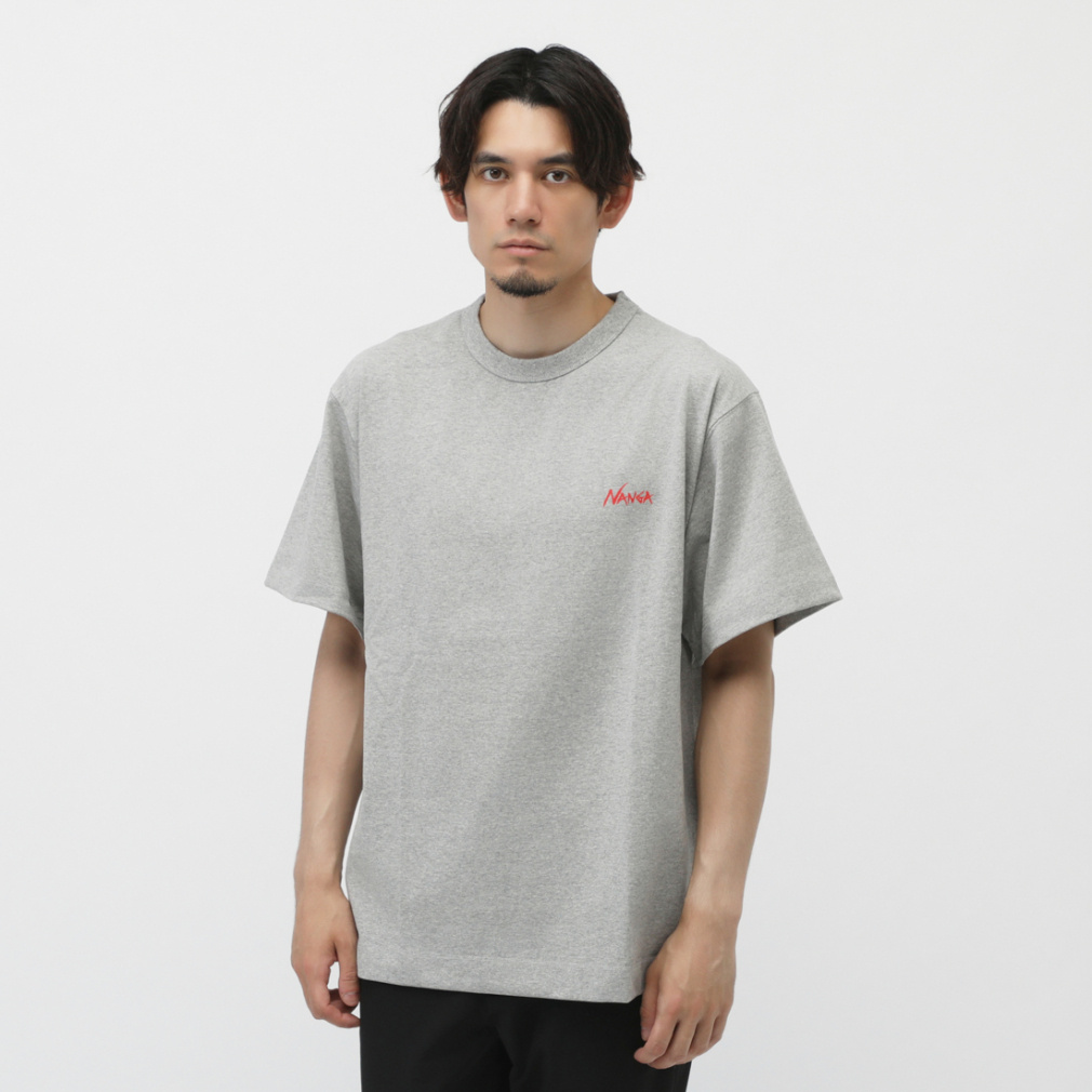 ECO HYBRID TEE(BWK PT)(ライトグレー-M　メンズ)
