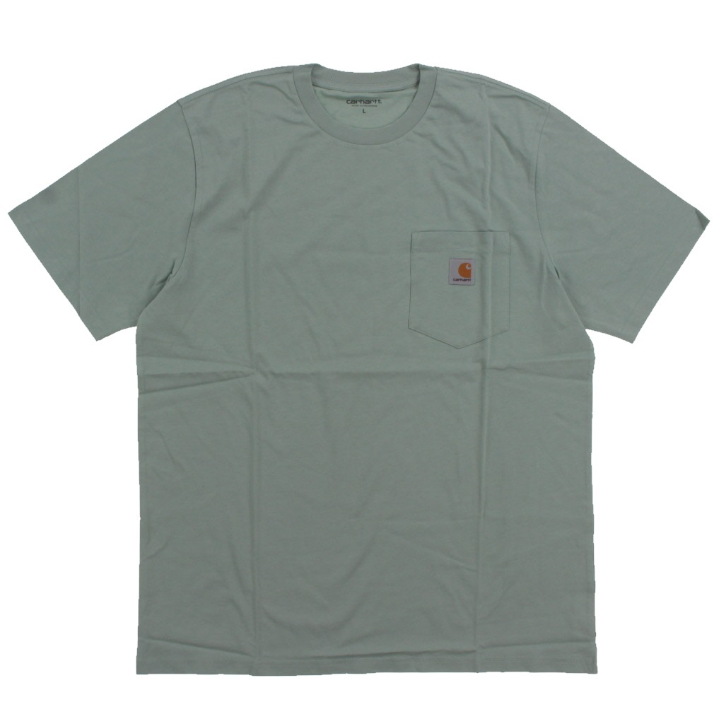 S/S POCKET T-SHIRT(ペールグリーン-S)