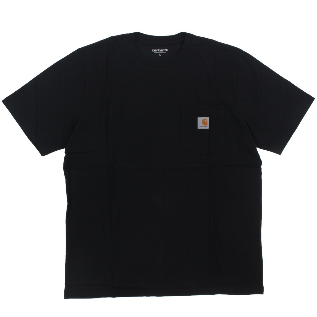 S/S POCKET T-SHIRT(ブラック-S)