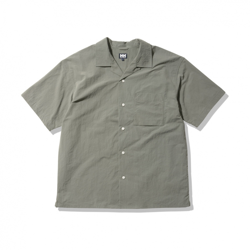 S/S Bask Shirts(スモークグリーン-M)