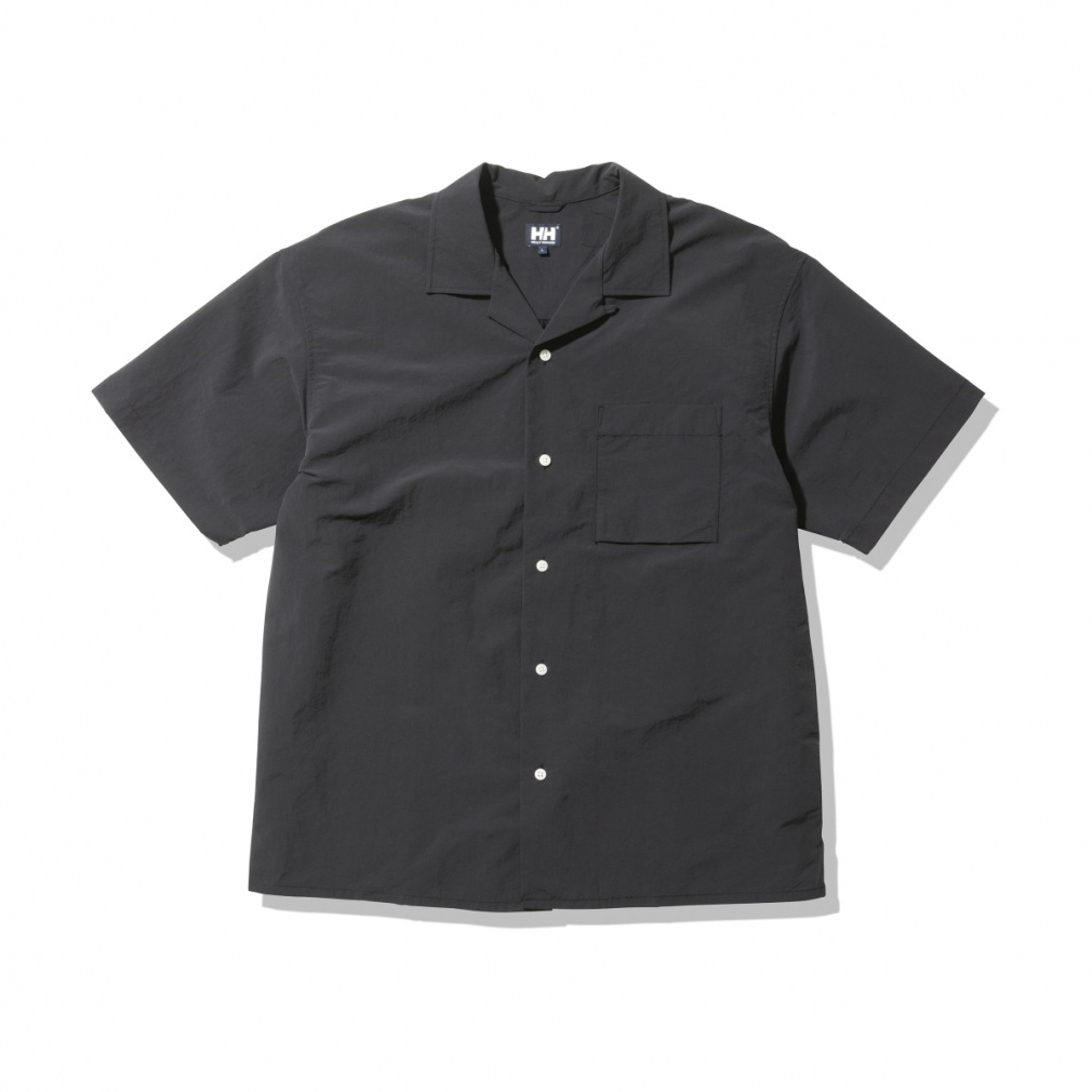 S/S Bask Shirts(ブラック-M)