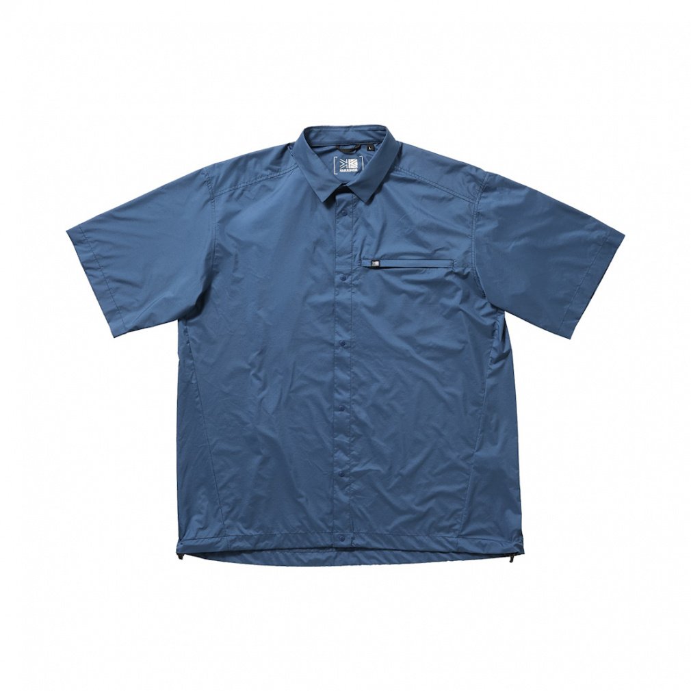 breathable S/S shirts ブリーザブル S/S シャツ(ネイビー-S)