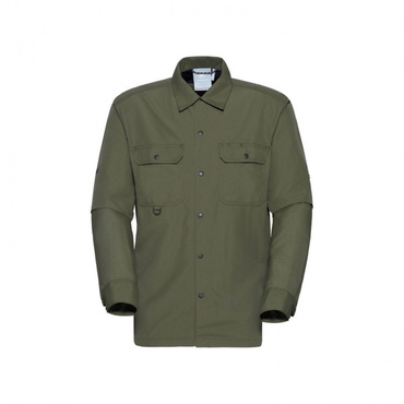 ハイランドロングスリーブシャツAFメンズ(オリーブ-M)