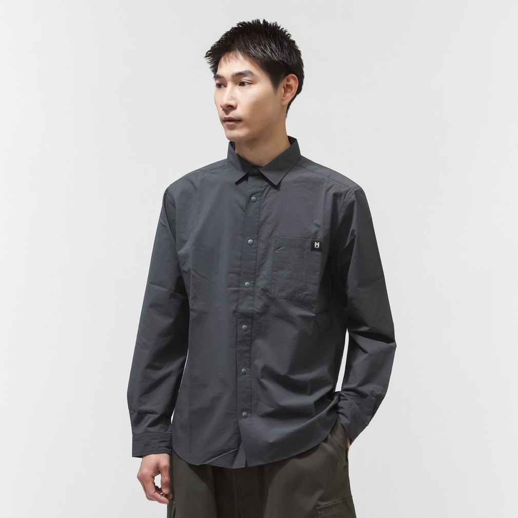 SEMNOZ UL SHIRT LS M(ダークグレー-S)
