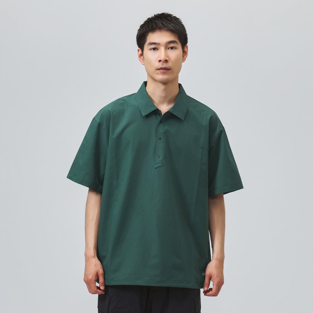 ナンガ メンズ アウトドアカジュアル 半袖シャツ DotAir COMFY POLO