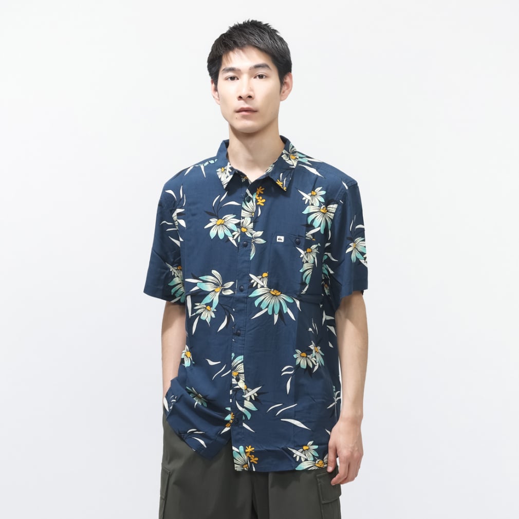 Alohamen商品 2026春夏 クイックシルバー メンズ アウトドアカジュアル 半袖シャツ