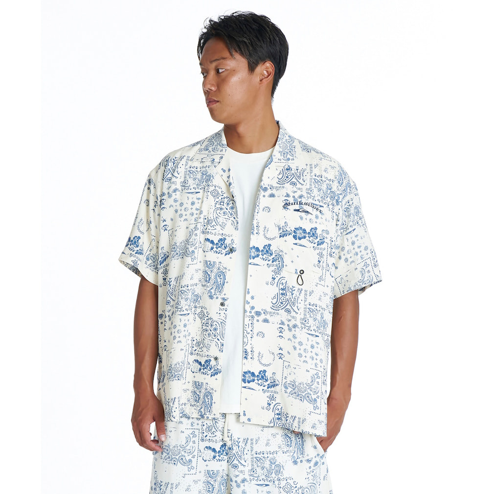 MERCURY PAISLEY OPEN SHIRT(アイボリー-M)
