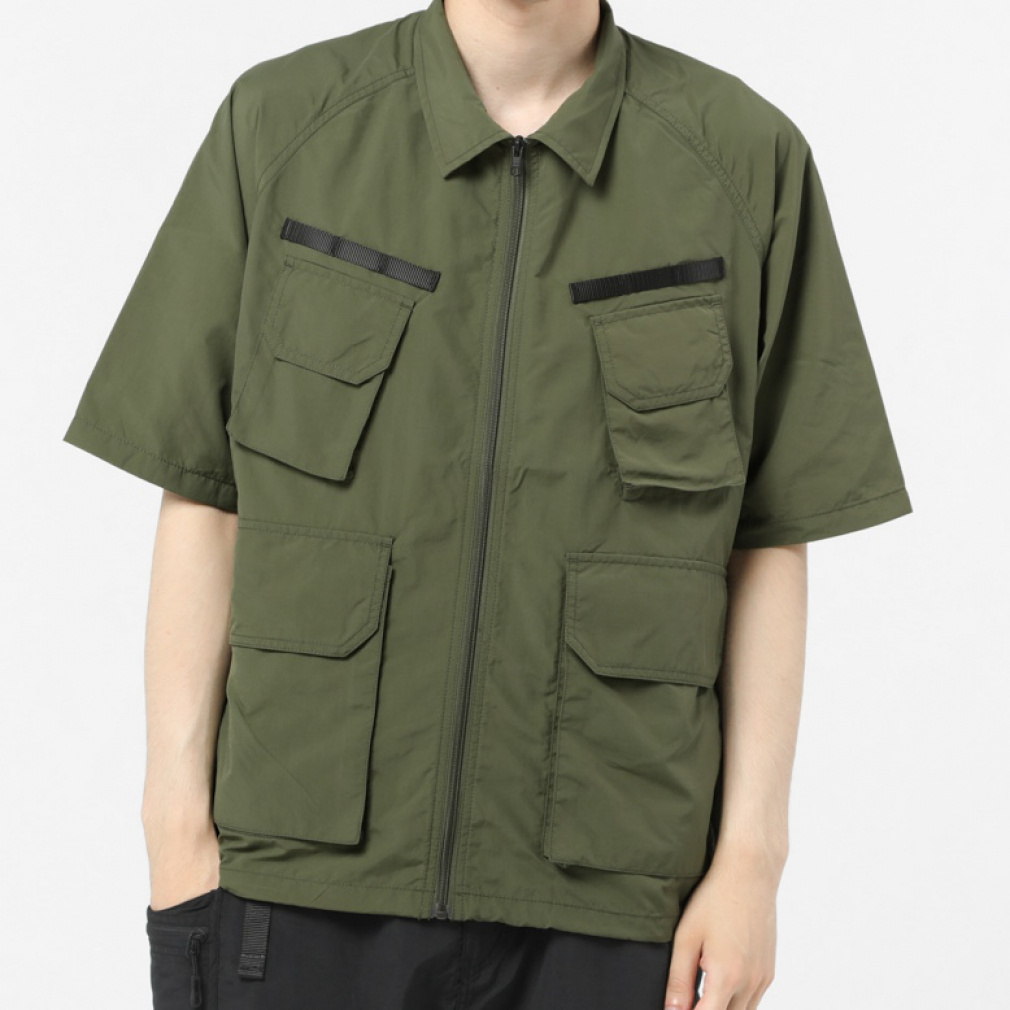 GEAR POCKET SHIRT(オリーブ-M)