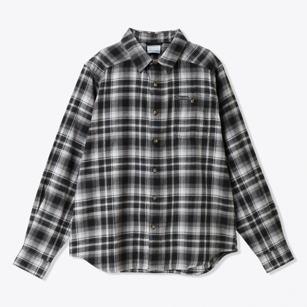 コーネルウッズフランネルロングスリーブシャツ