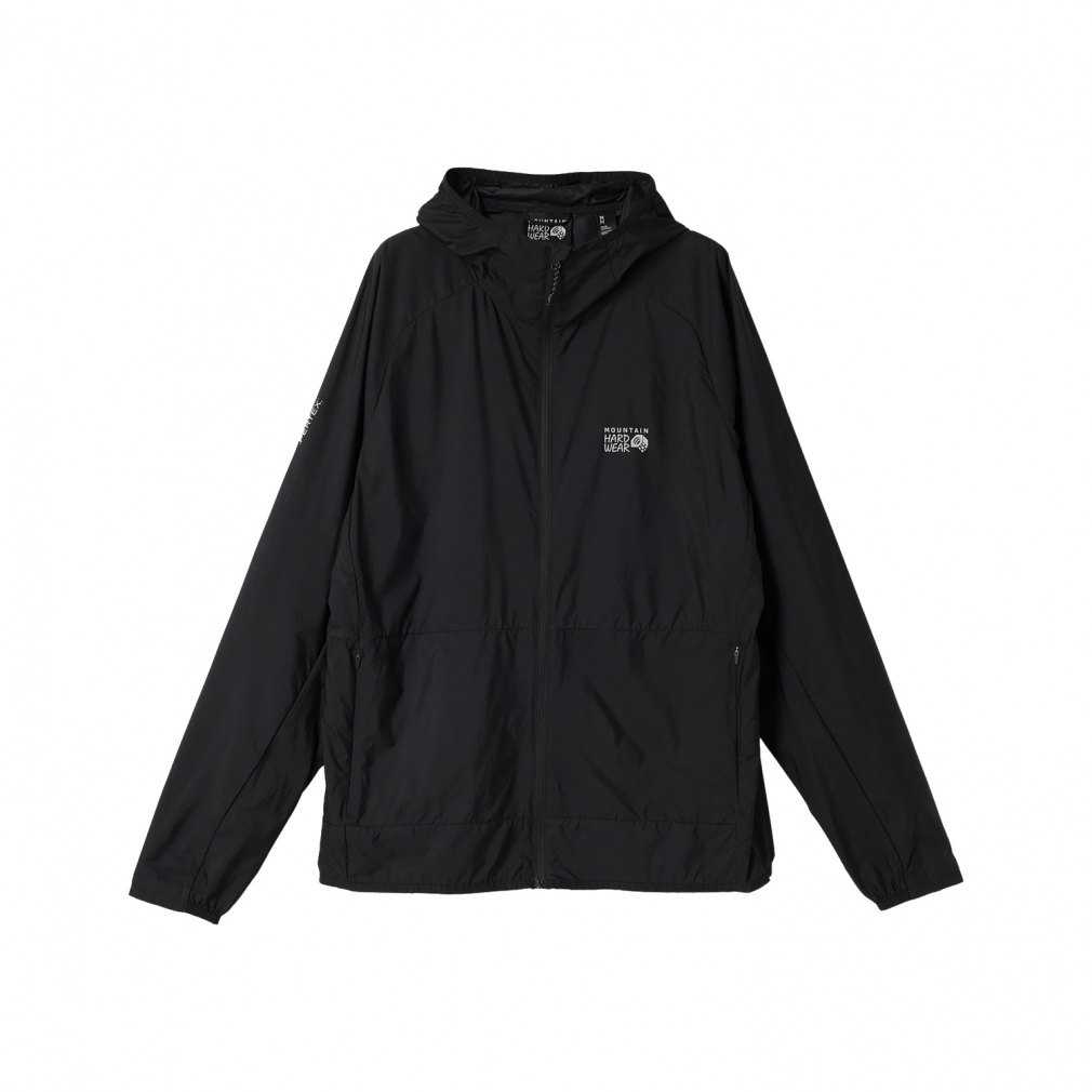 mountain hardwear コンディットジャケット L 黒 コアエアシェルフーディジャケット｜Alpen Online
