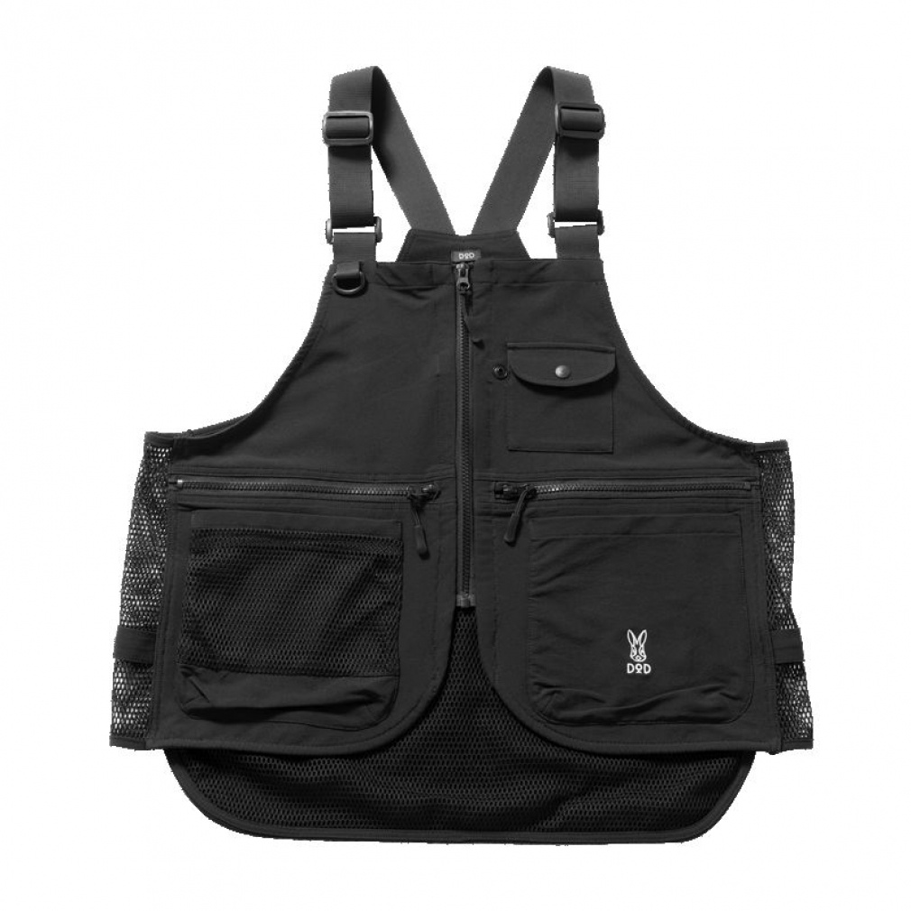 ディーオーディー アウトドアカジュアル ベスト ツリヴェス JK196 BK