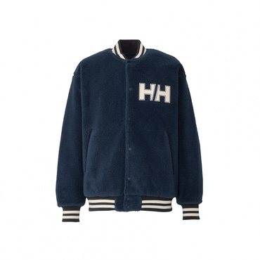 ファイバーパイルリバーシブルバーシティージャケット