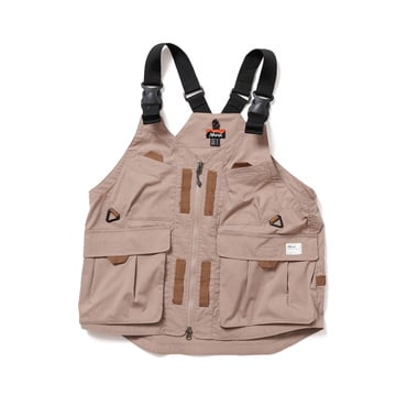 スノーピーク アウトドアカジュアル ベスト Nylon Tussah Utility