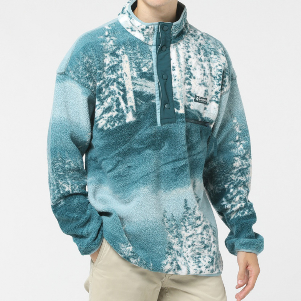 コロンビア メンズ アウトドア フリースジャケット ヘルベチアハーフ