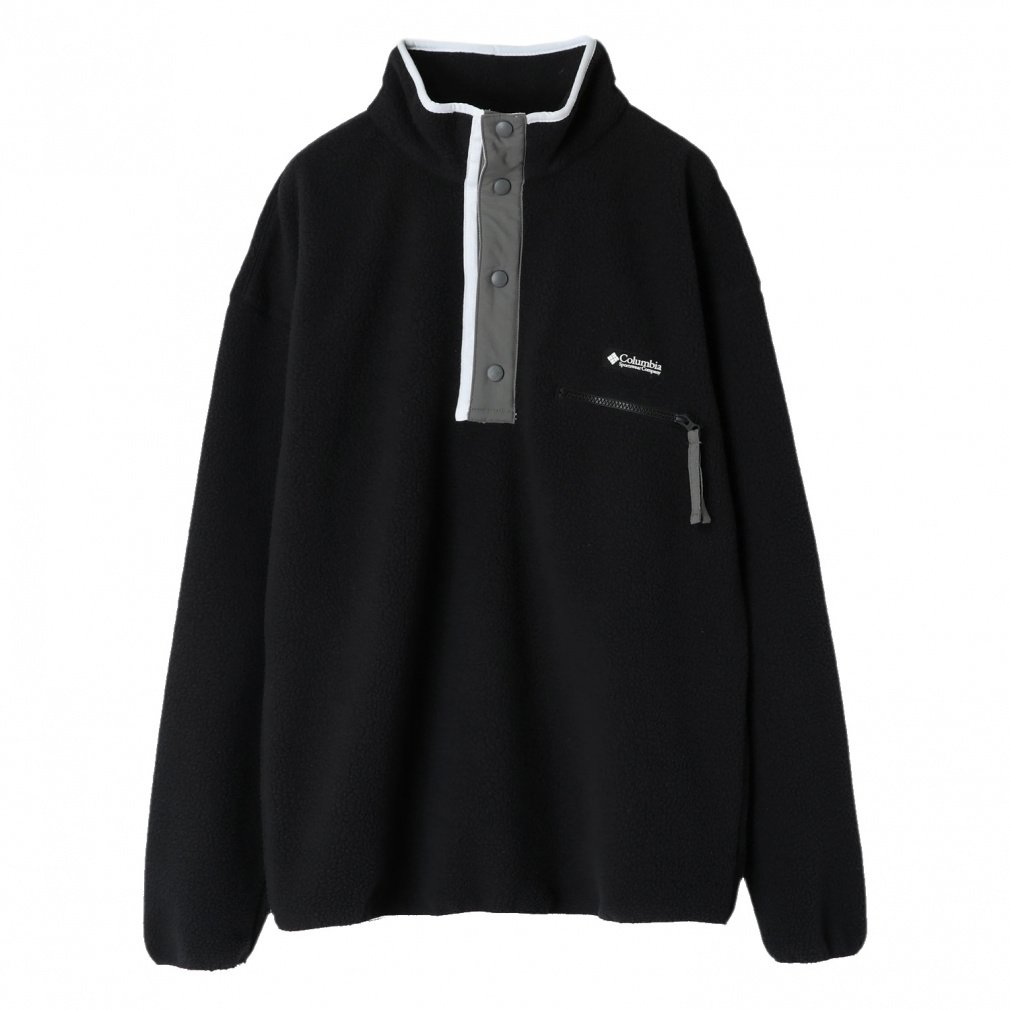 ヘルヴェティアII ハーフスナップフリース(ブラック-M)