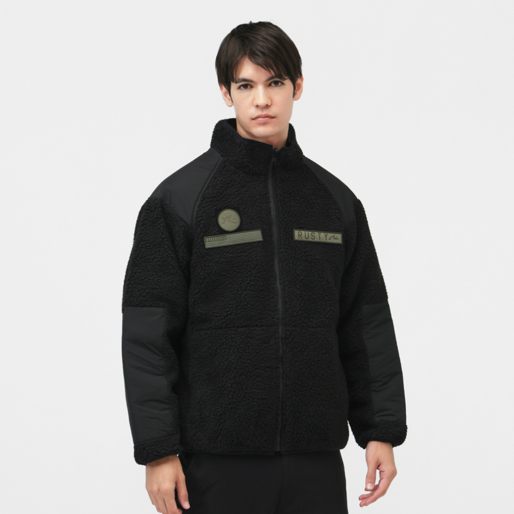 ラスティー メンズ アウトドアカジュアル フリース ジャケット 935202