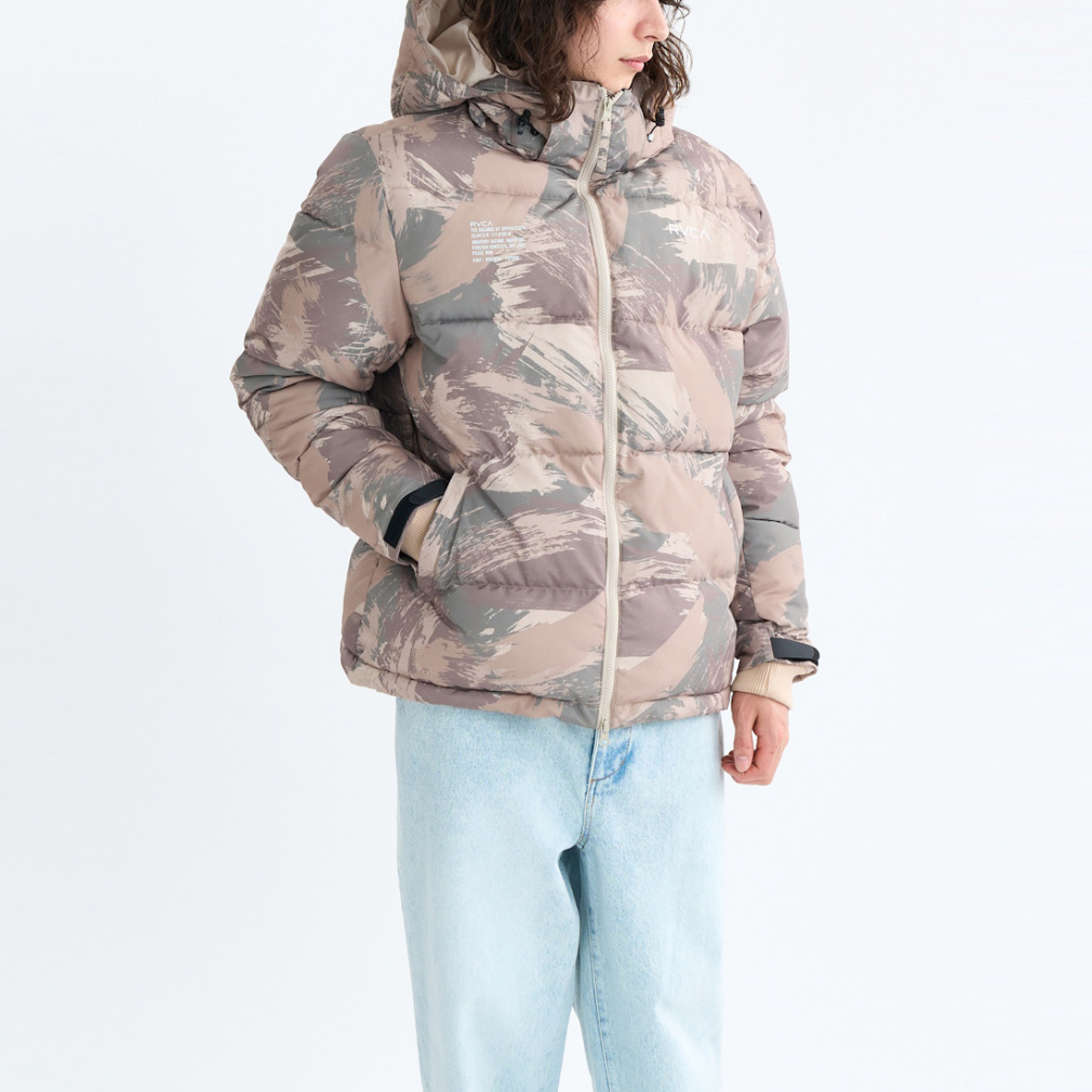 2025H~ [J Y AEghAJWA WPbg BACK PRINT PUFFER JKT BF042760 RVCA