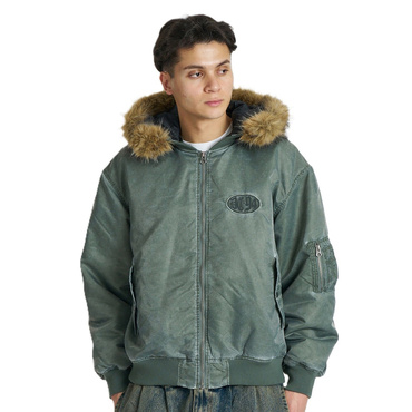 26 FUR HOOD FLIGHT JACKET