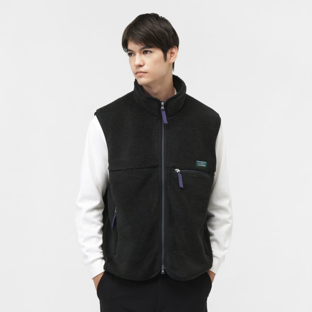 �G���G���r�[�� �����Y �A�E�g�h�A�J�W���A�� �t���[�X Topsham Boa Fleece Vest 5575-2038 L.L.Bean