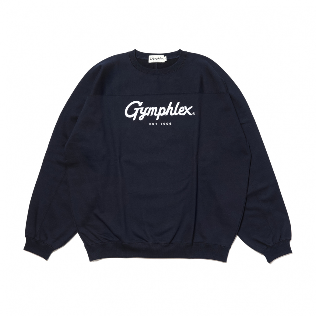 ヨークスリーブクルーネックP.O(ネイビー-S)