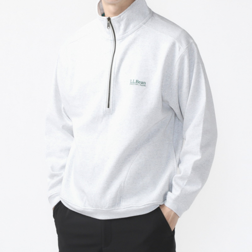 Portage Half-Zip Sweatshirt(ミデアムグレー-M)