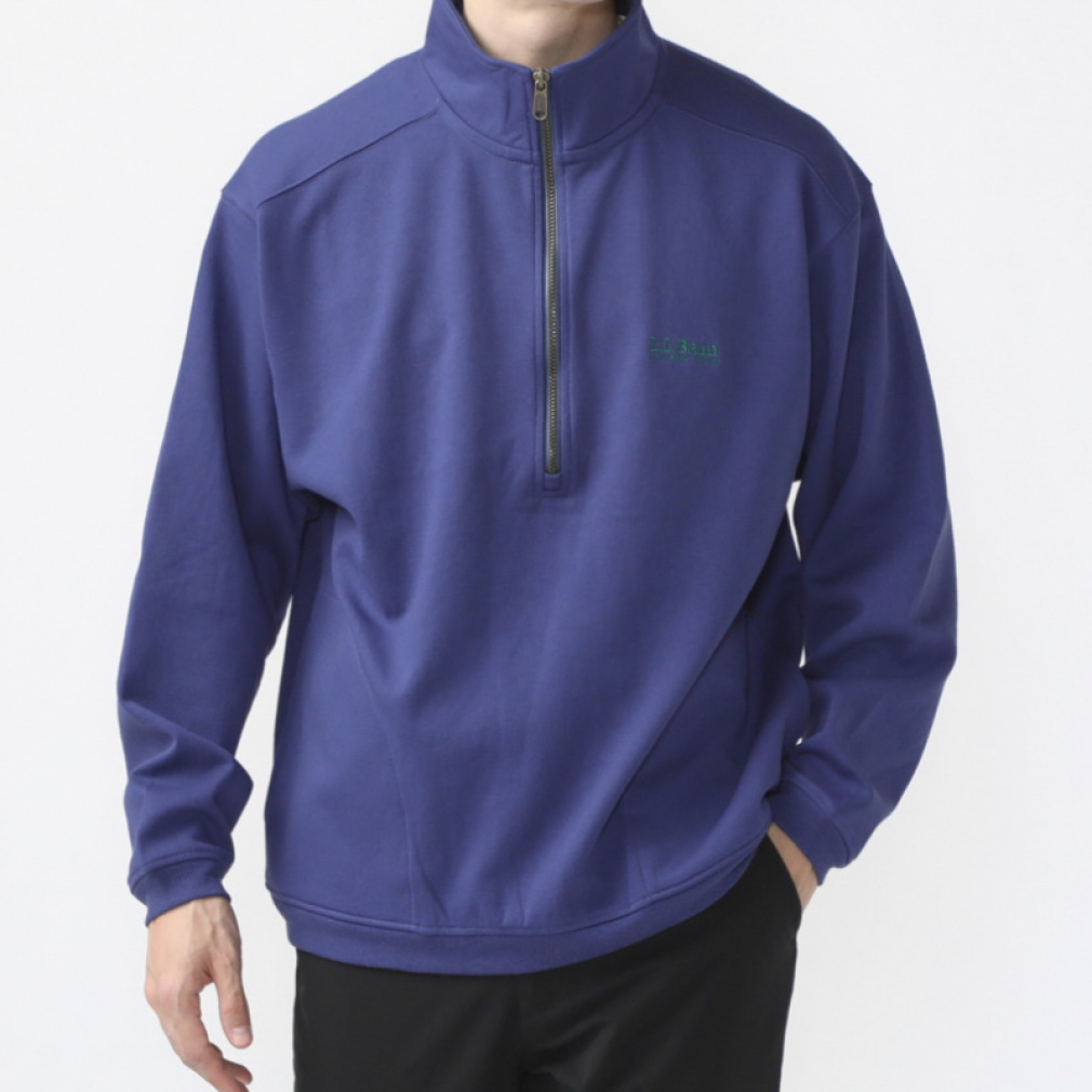 エルエルビーン メンズ アウトドア スウェット Portage Half-Zip