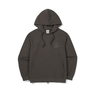 LT BRUSHED GRAPHIC HOODED ZIP-UP
