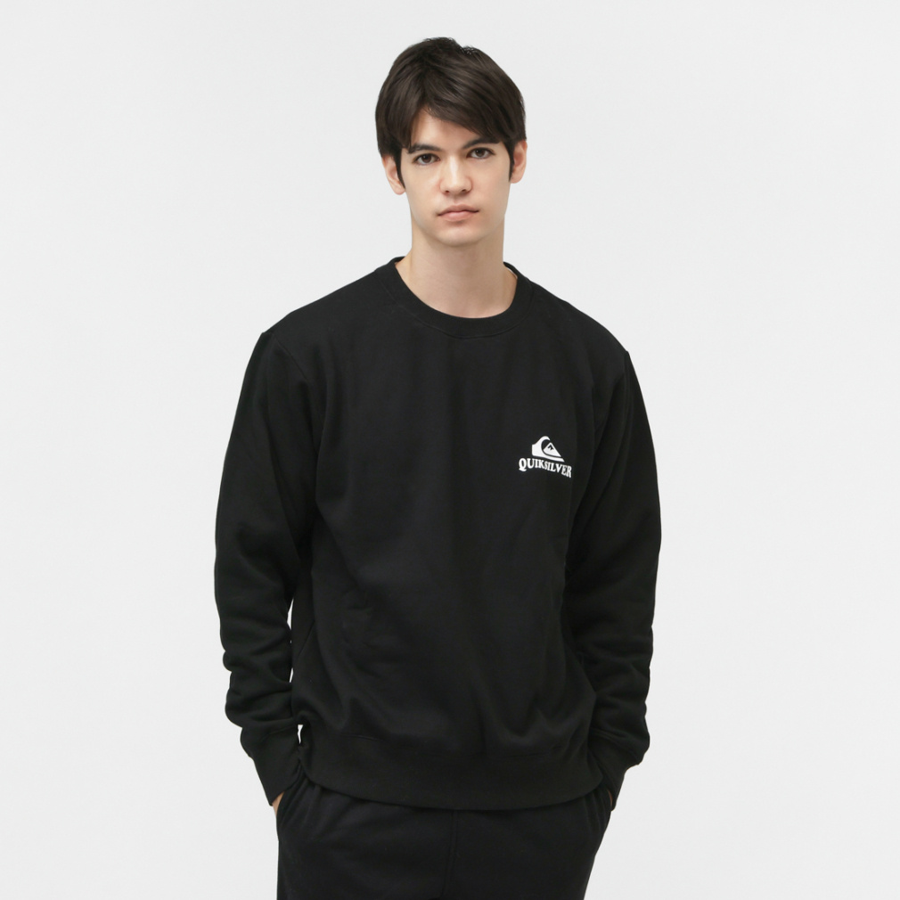 2025H~ yAyz NCbNVo[ Y AEghAJWA XEFbgg[i[ LOCK UPS BOX SWEAT CREW QPO254613A QUIKSILVER