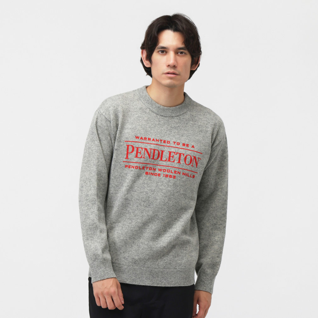 �y���h���g�� �A�E�g�h�A�J�W���A�� �X�E�F�b�g�g���[�i�[ Logo Print Crewneck 5575-2002 PENDLETON