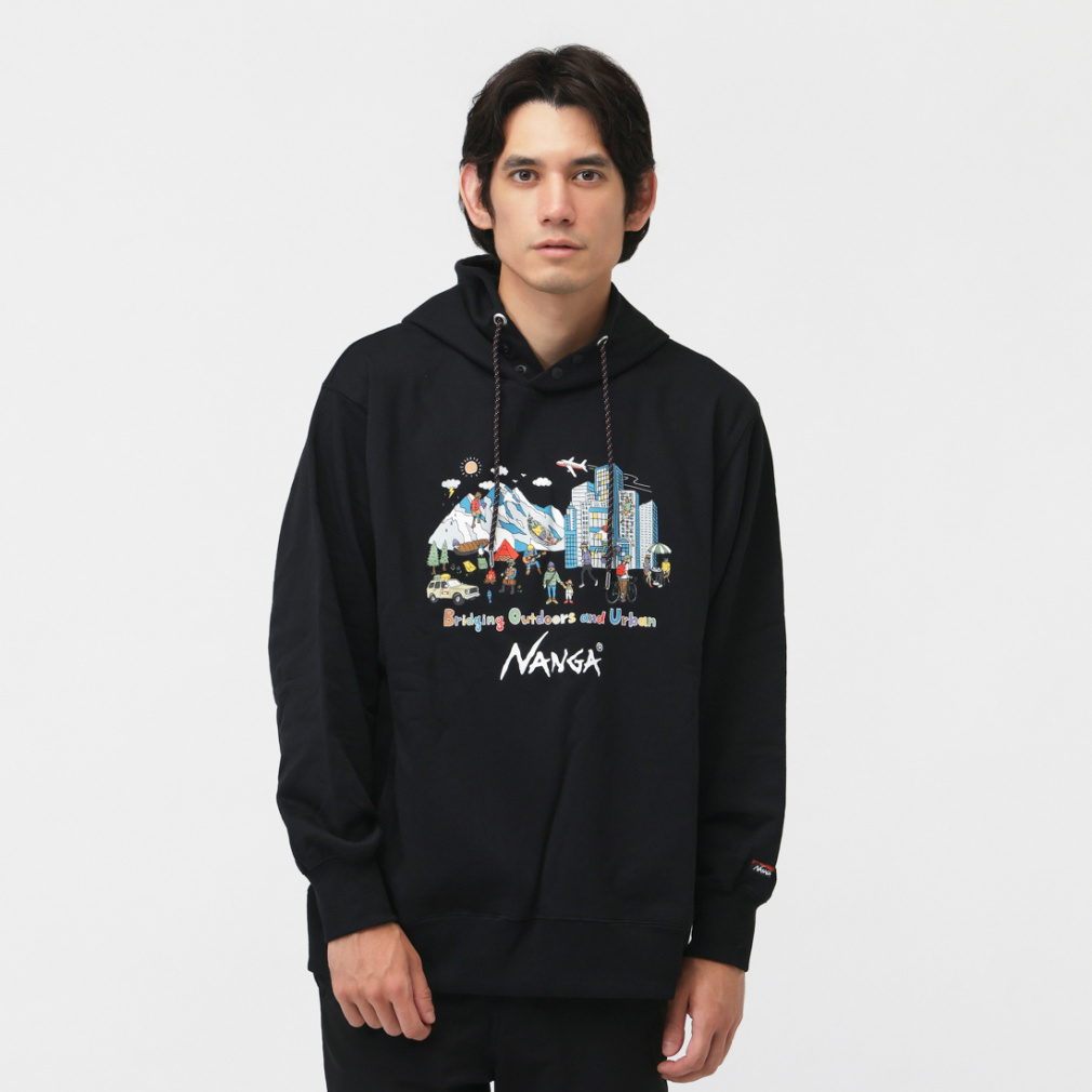 BABYL ASIAツアー HOODIE パーカー CROSS BEARプリントパーカー– A AM